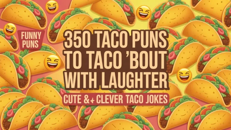 350 Taco Puns to Taco ‘Bout with Laughter
