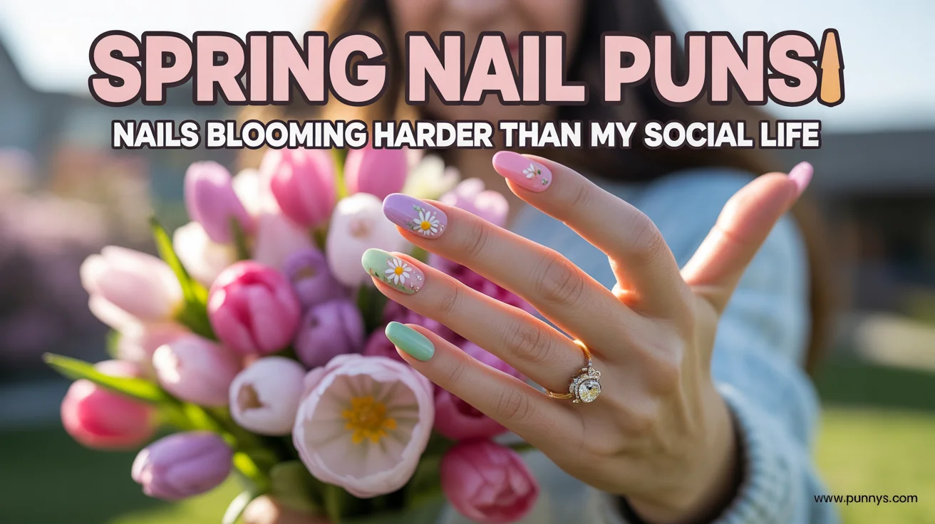 Spring Nail Puns
