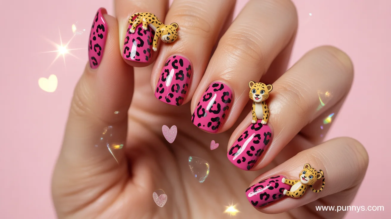 245 Funny Pink Leopard Nail Puns That Are So Cute It’s Wild