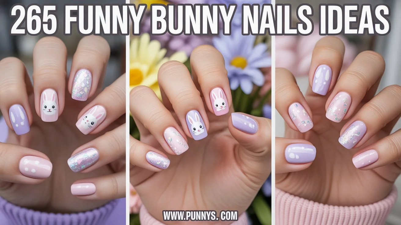 Funny Bunny Nails